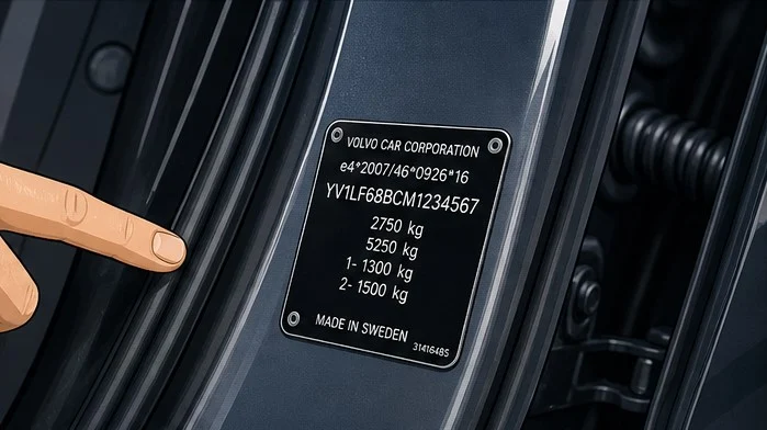 خرید لوازم یدکی ولوو XC90 با شماره شاسی